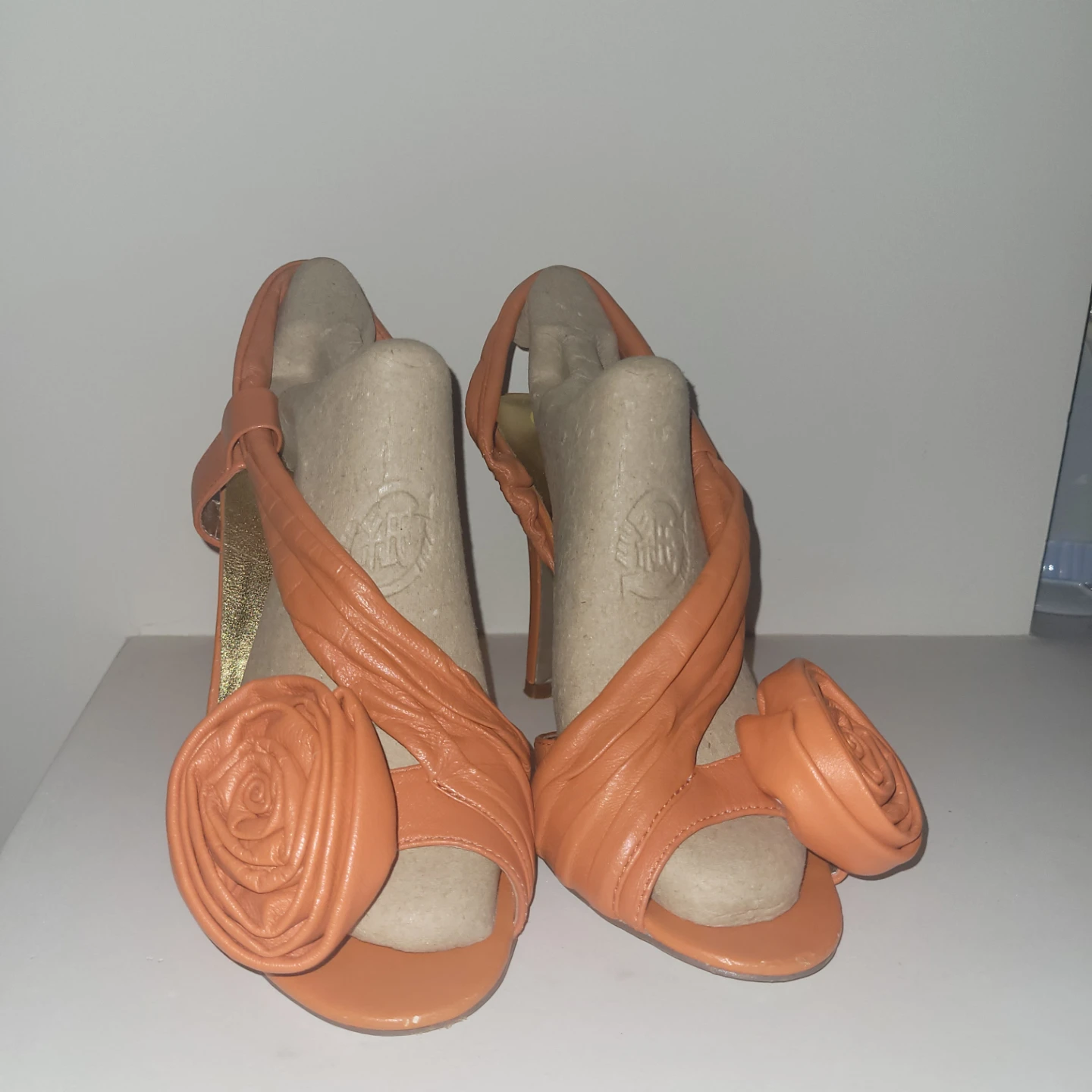 Martinez Valero Orange Rose Heeled Sandals - photo 5