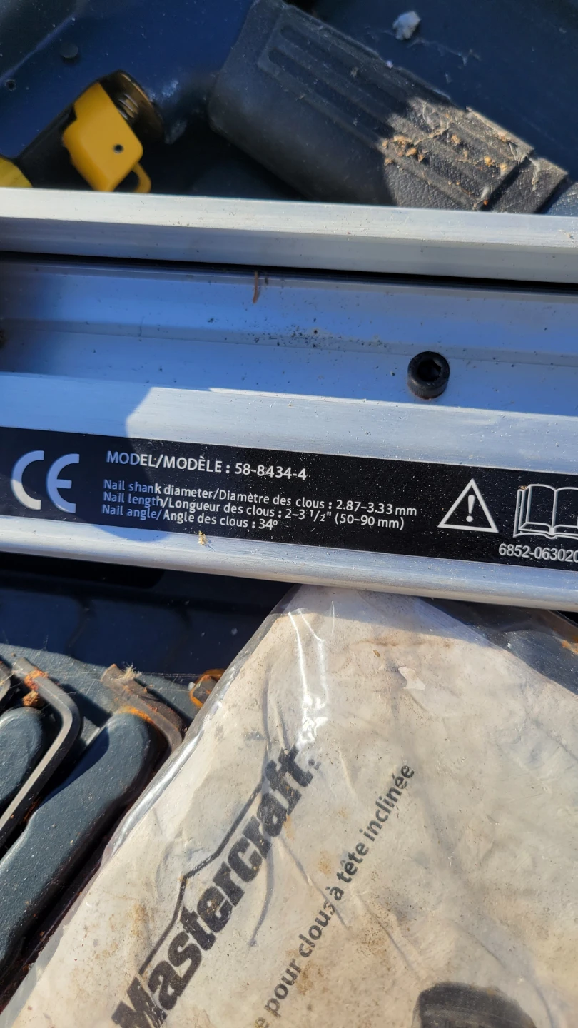 Mastercraft 58-8434-4 Nailer