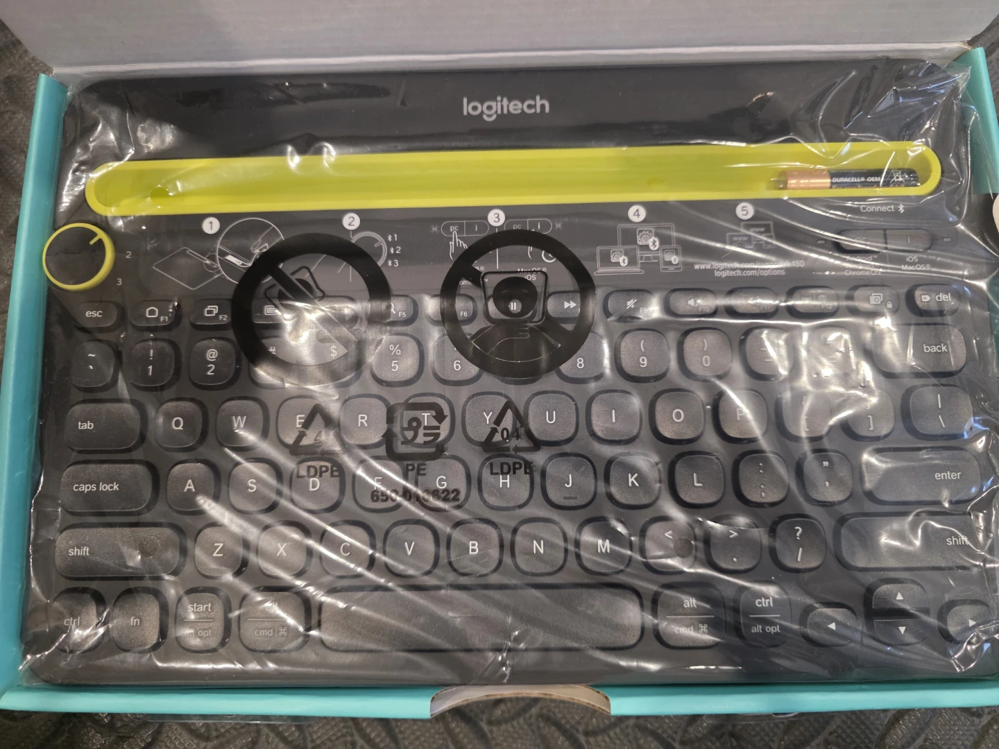 Logitech K480 Multi-Device Bluetooth Keyboard - photo 2