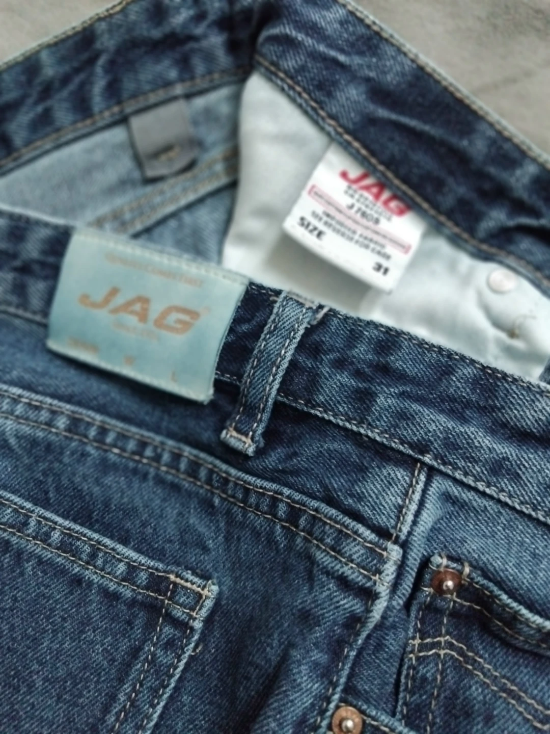 High waist denim pants 31" - photo 2