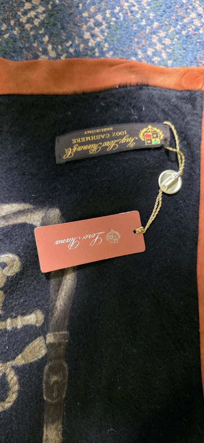 Loro Piana 100% Cashmere Scarf with Chess Set - photo 2