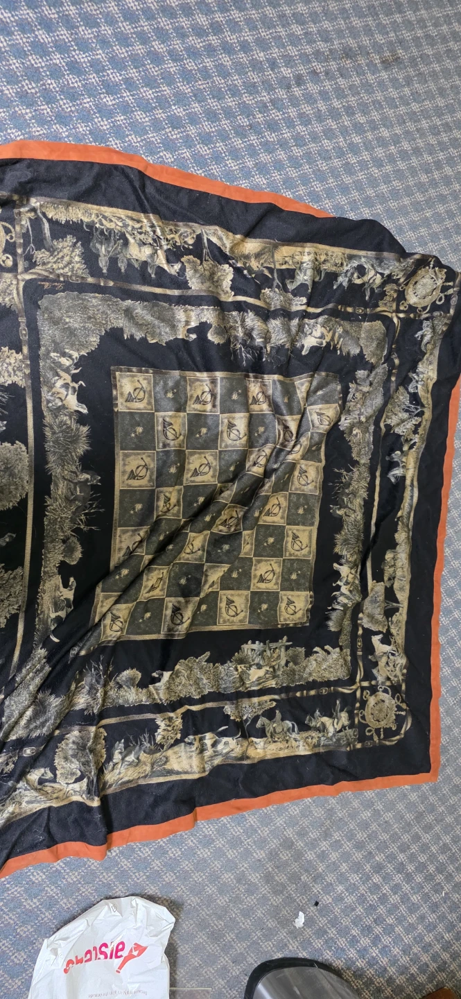 Loro Piana 100% Cashmere Scarf with Chess Set - photo 3