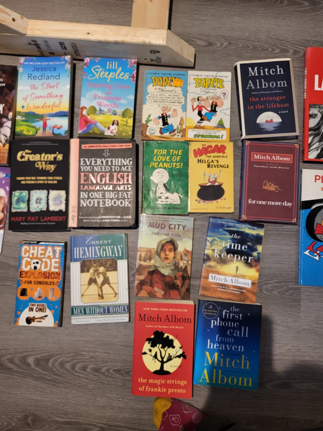 Collection of Books: Mitch Albom, Star Trek, and more - photo 3
