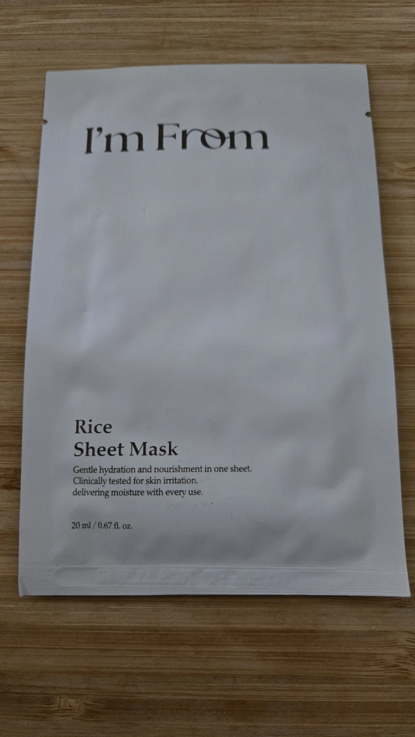 I'm From Rice Sheet Mask ⚽