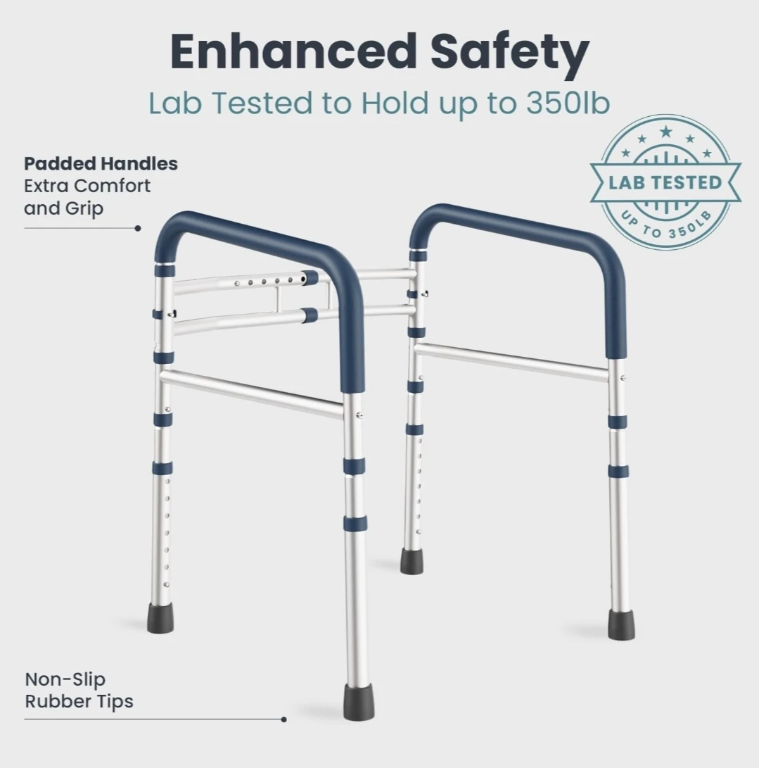 Toilet Safety Rails (350 lb) - photo 5