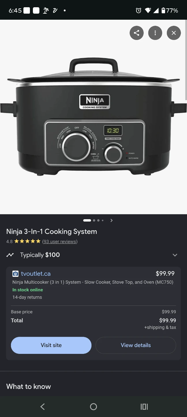 Ninja 3-In-1 Cooking System