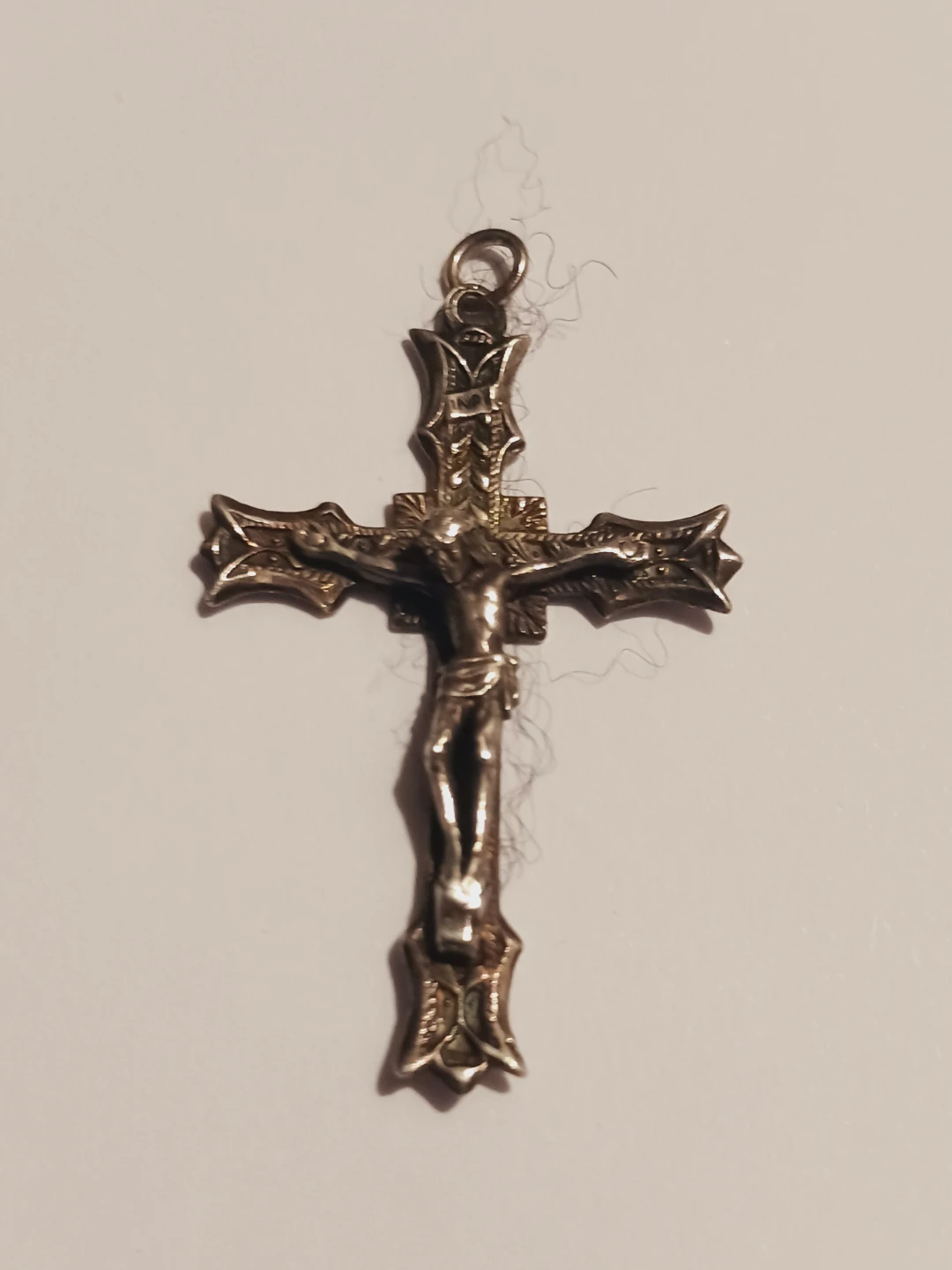 Beautiful Vintage Sterling Silver 925 Crucifix Pendant - photo 2