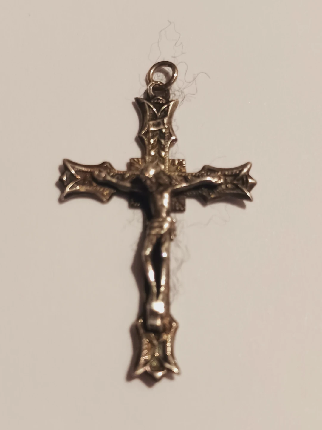 Beautiful Vintage Sterling Silver 925 Crucifix Pendant - photo 4