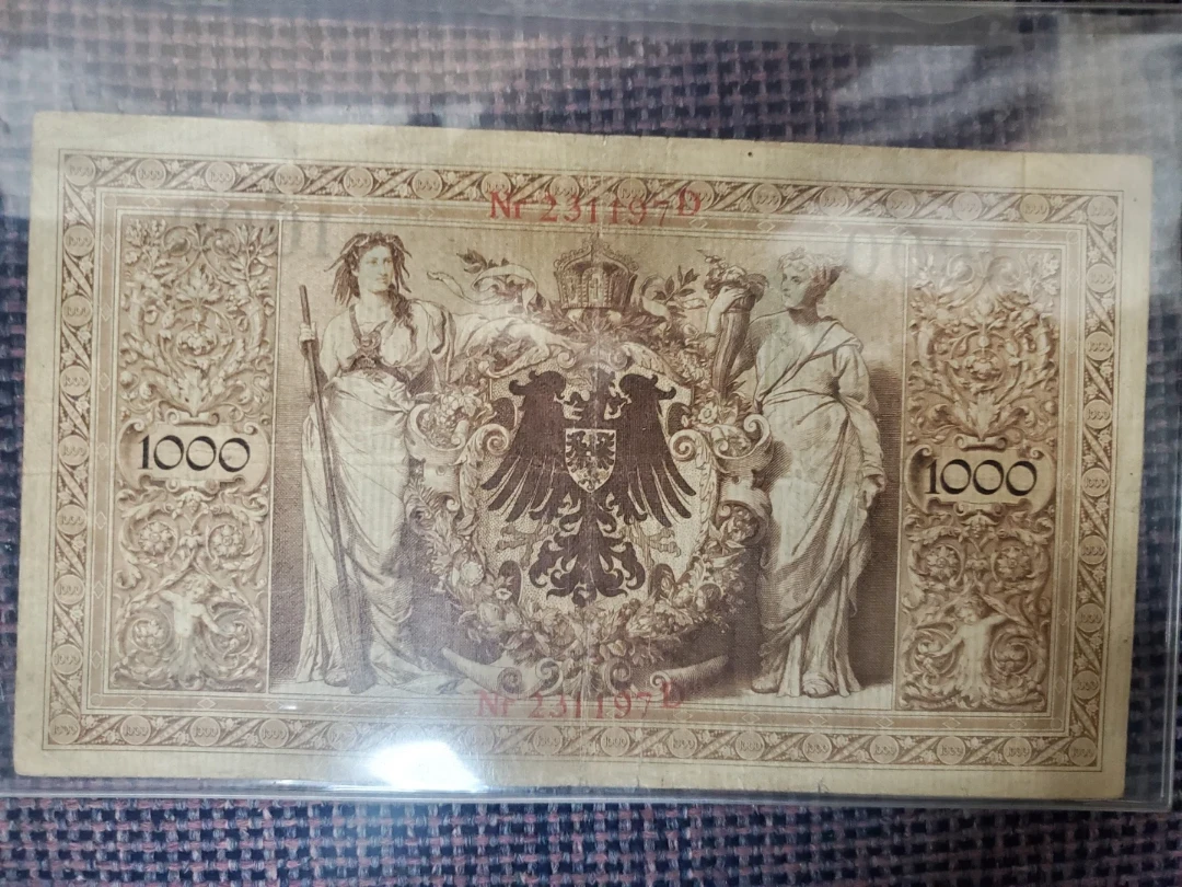 1000 Mark Reichsbahnnote 1908 - photo 2
