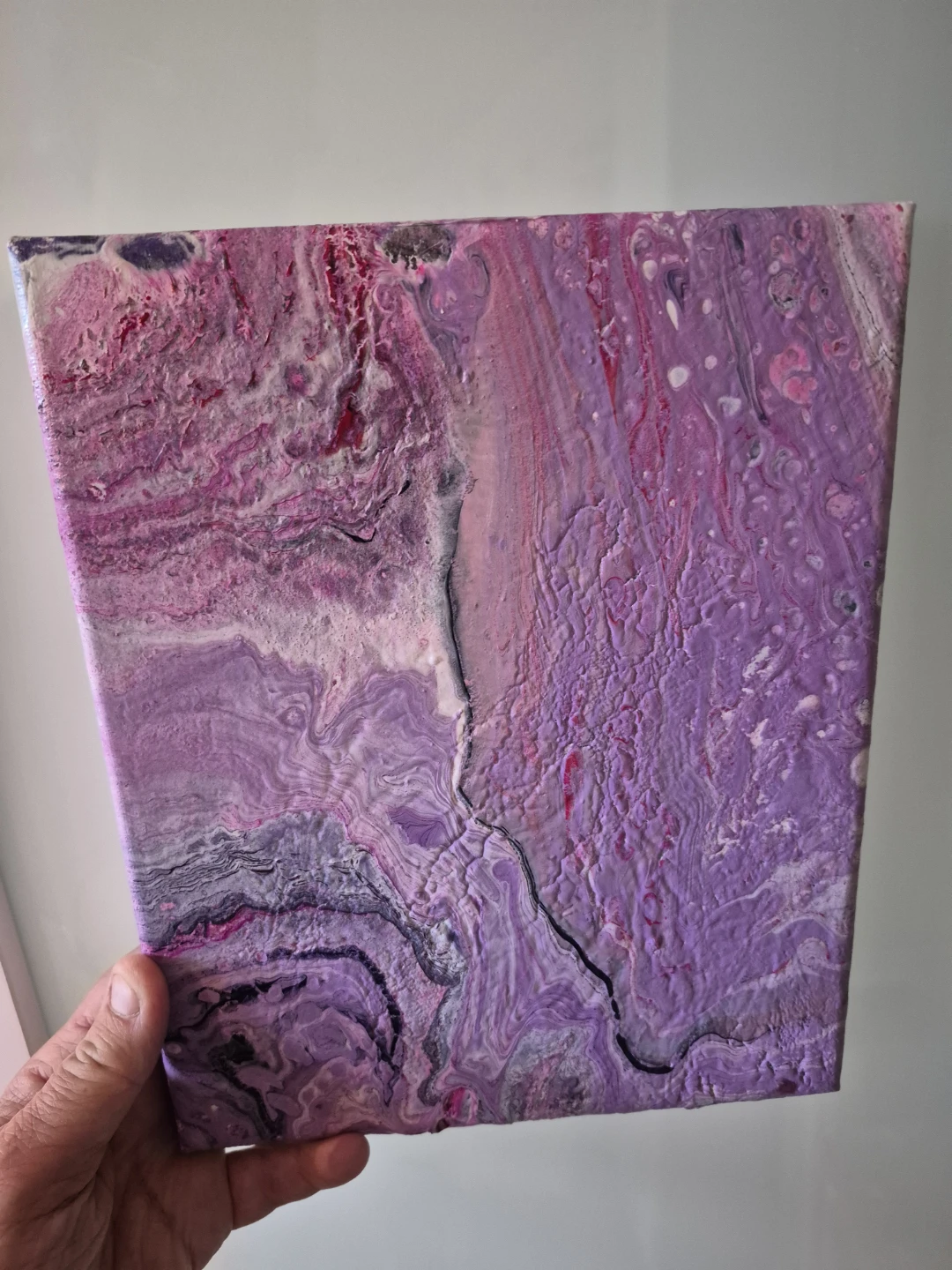Abstract Acrylic Pour Painting - photo 2