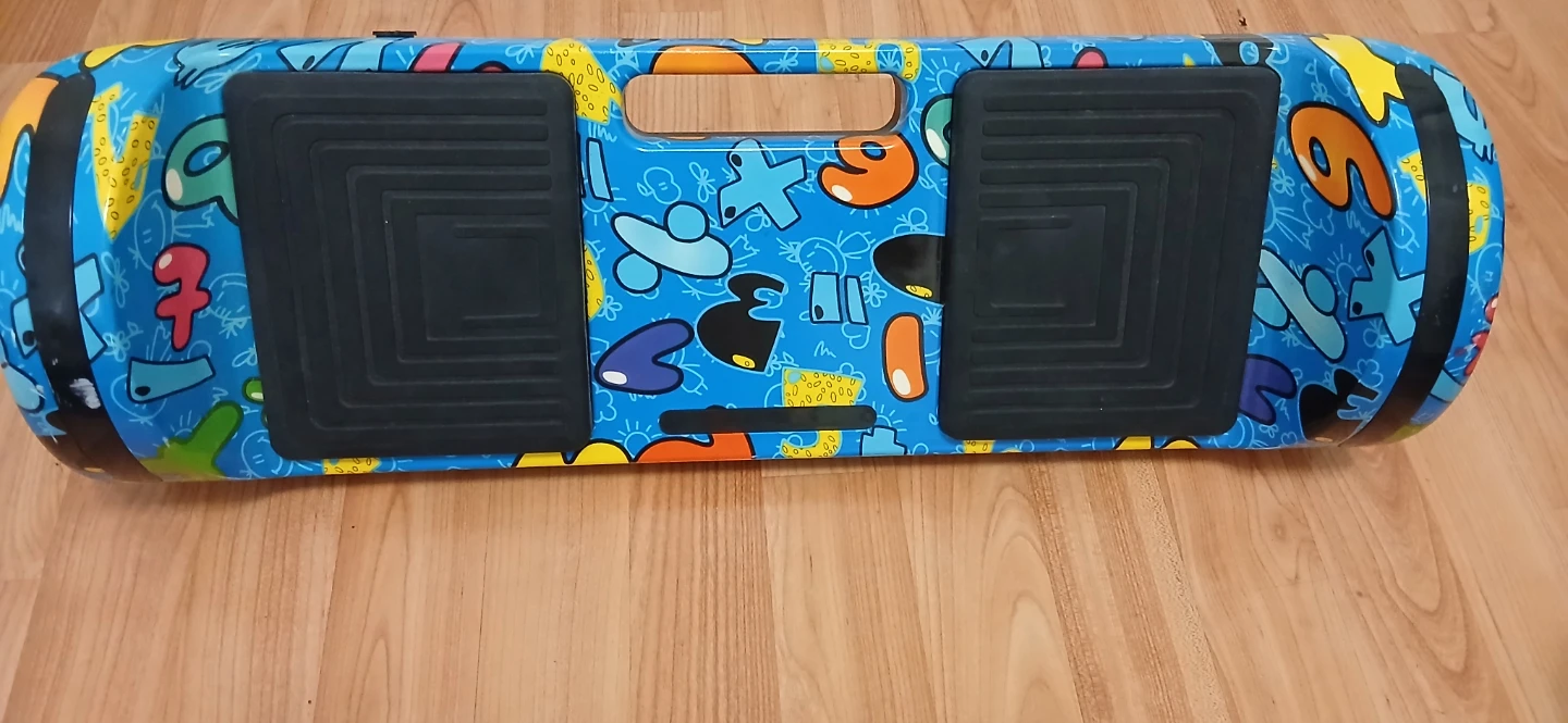 Blue Doodle Hoverboard with LED Wheels and Bluetooth