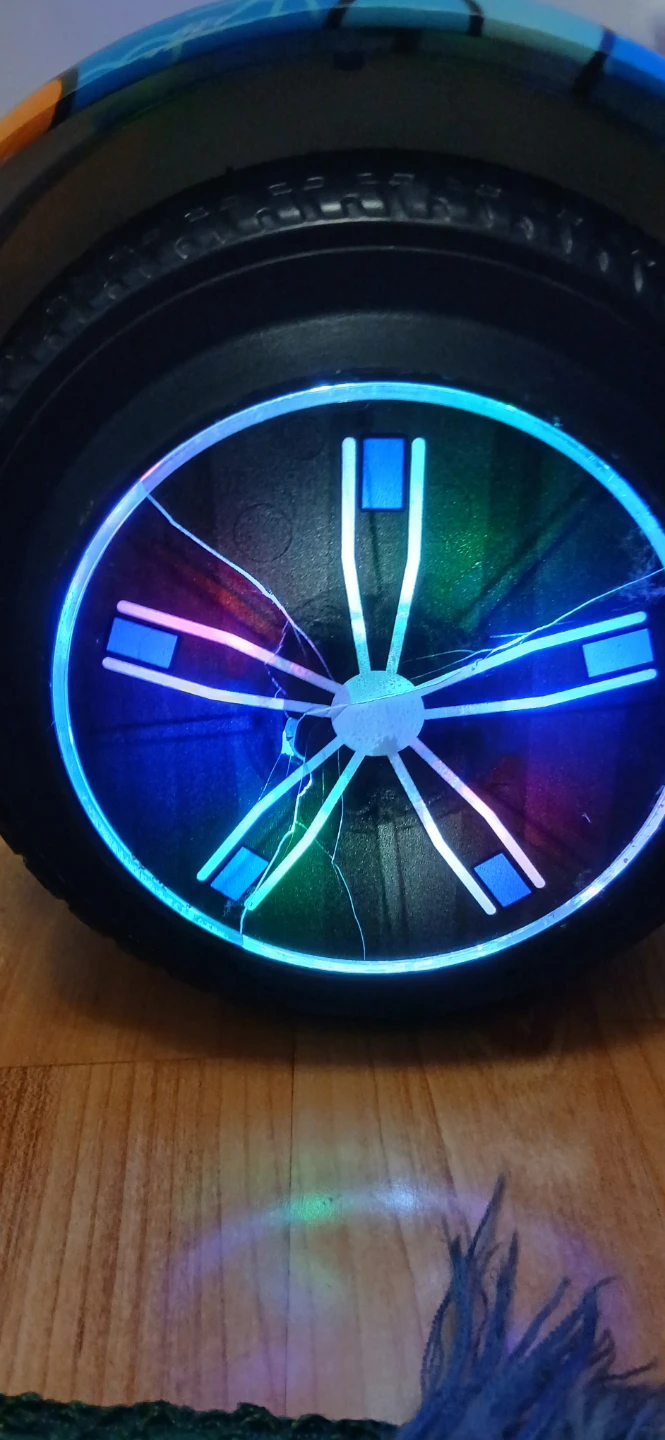 Blue Doodle Hoverboard with LED Wheels and Bluetooth - photo 3
