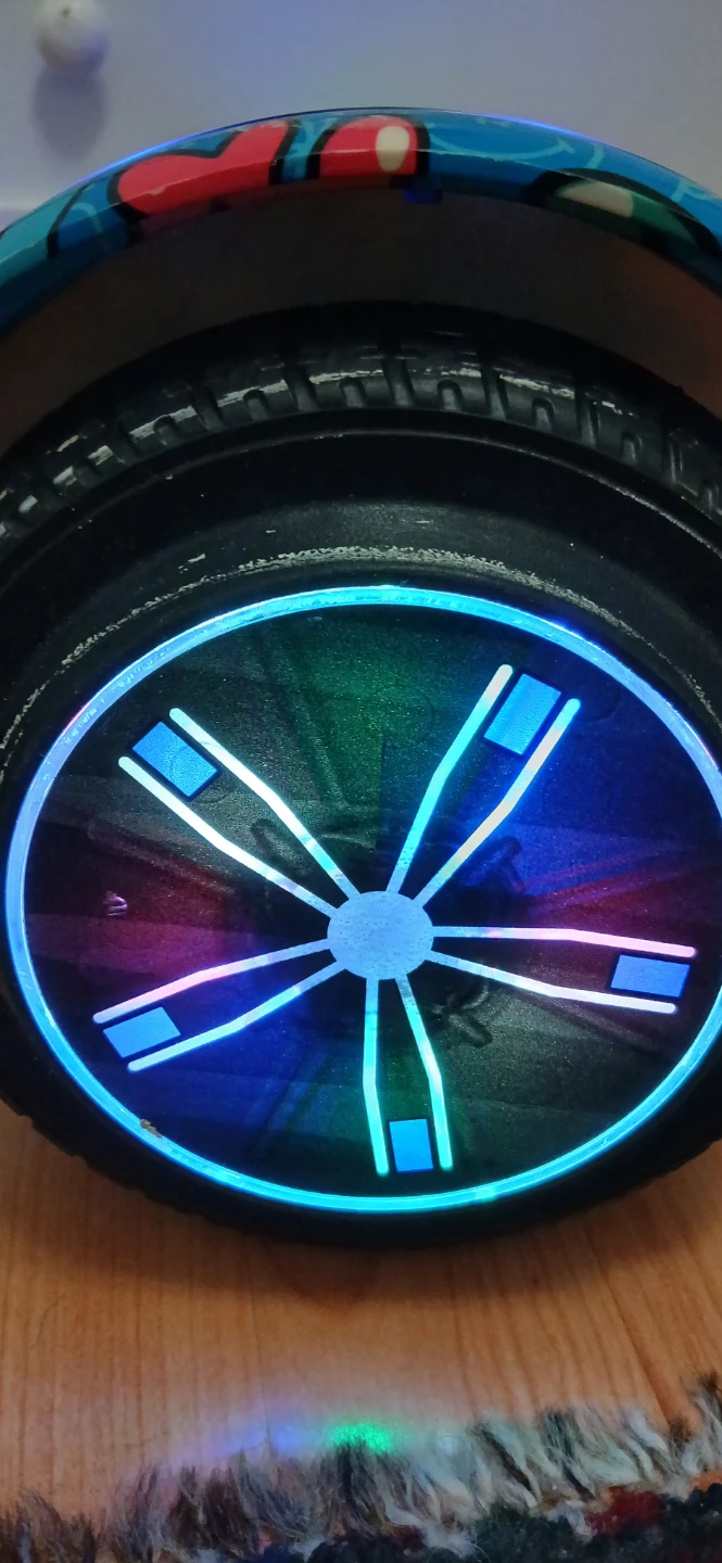 Blue Doodle Hoverboard with LED Wheels and Bluetooth - photo 4