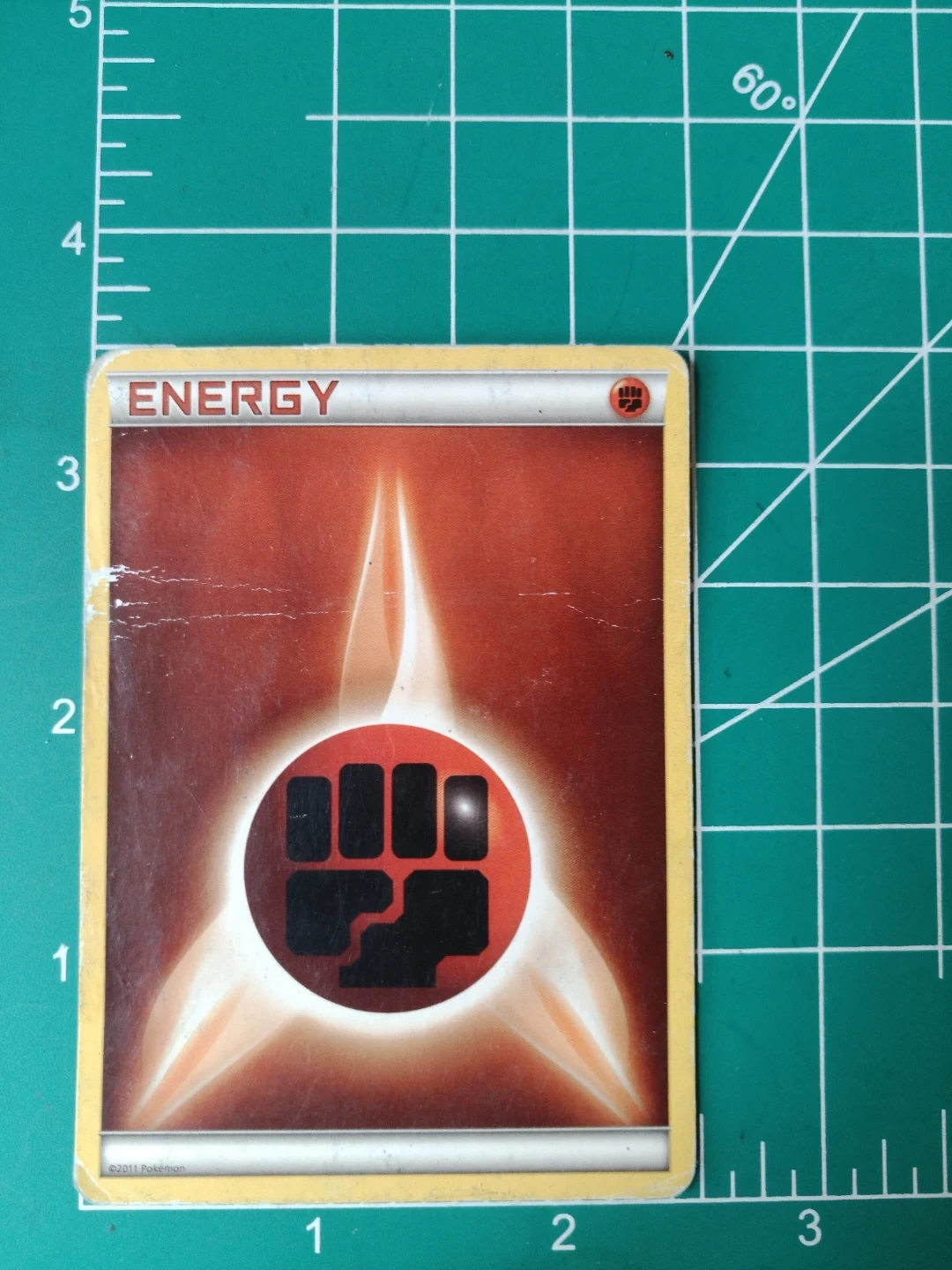 Pokemon Fighting Energy Card