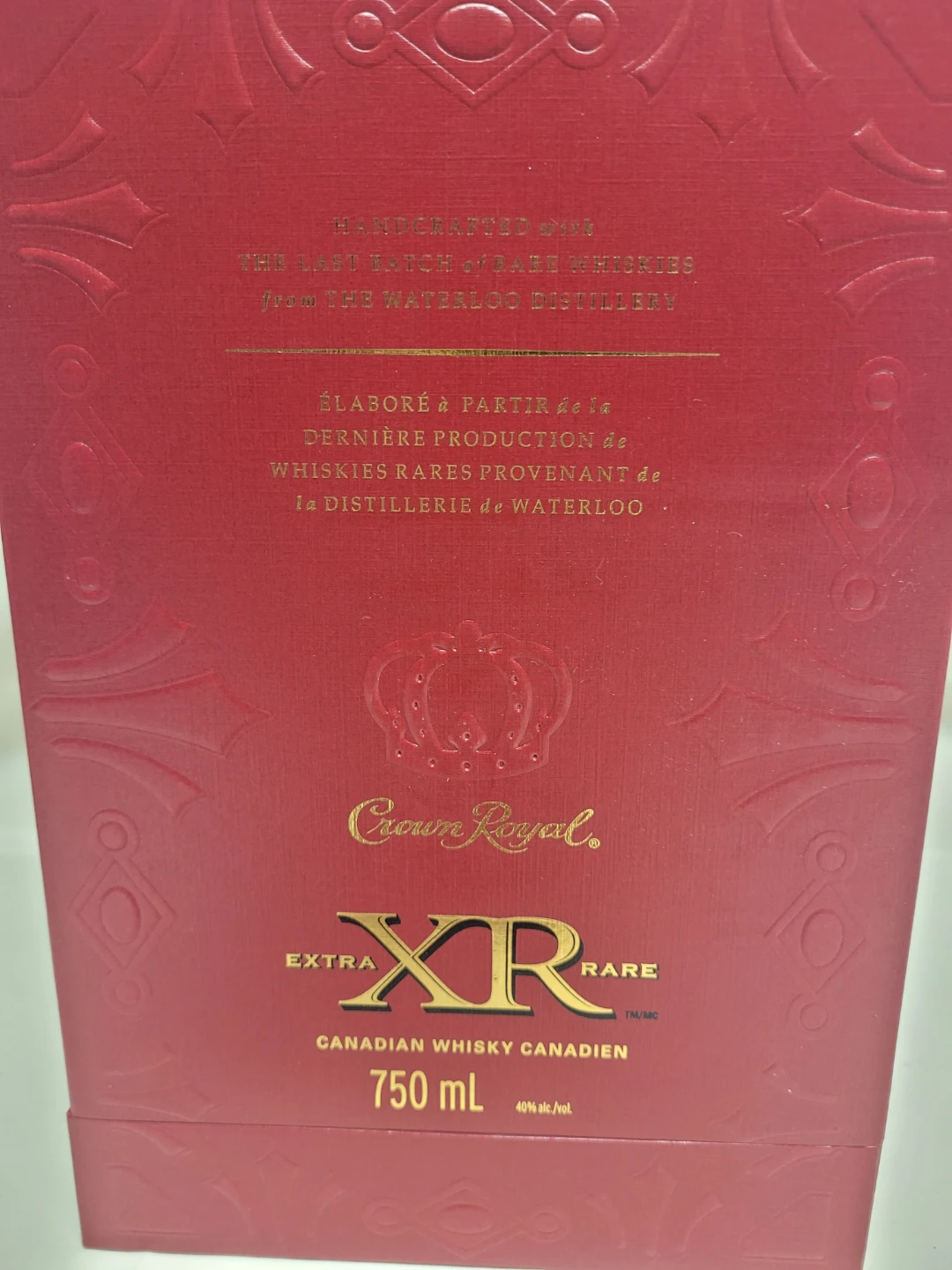 Crown Royal XR Extra Rare Canadian Whisky Bottle - photo 3
