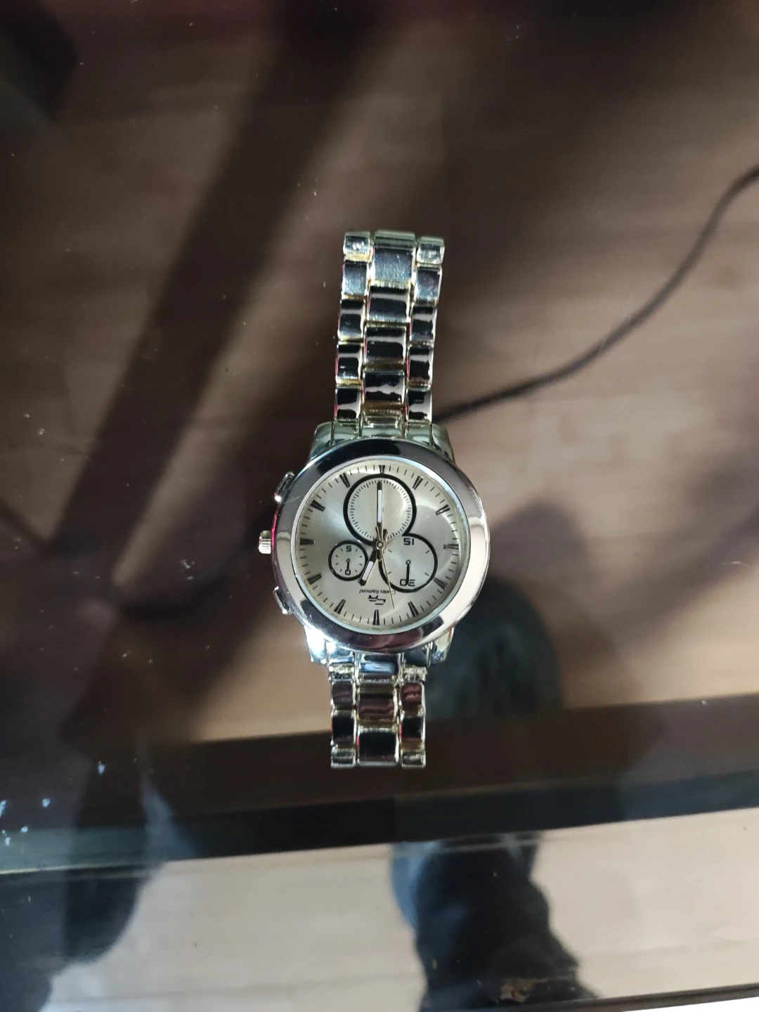 Charles Raymond Men's Gold Tone Chronograph Watch
