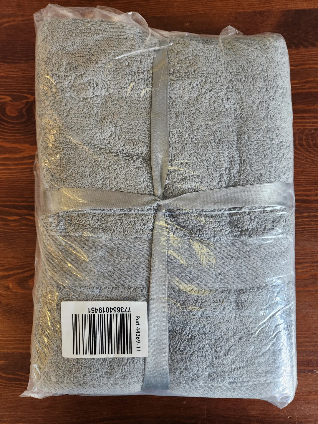 New Buckingham Linens Jumbo Bath Towel - Grey 38" x 68" - photo 2