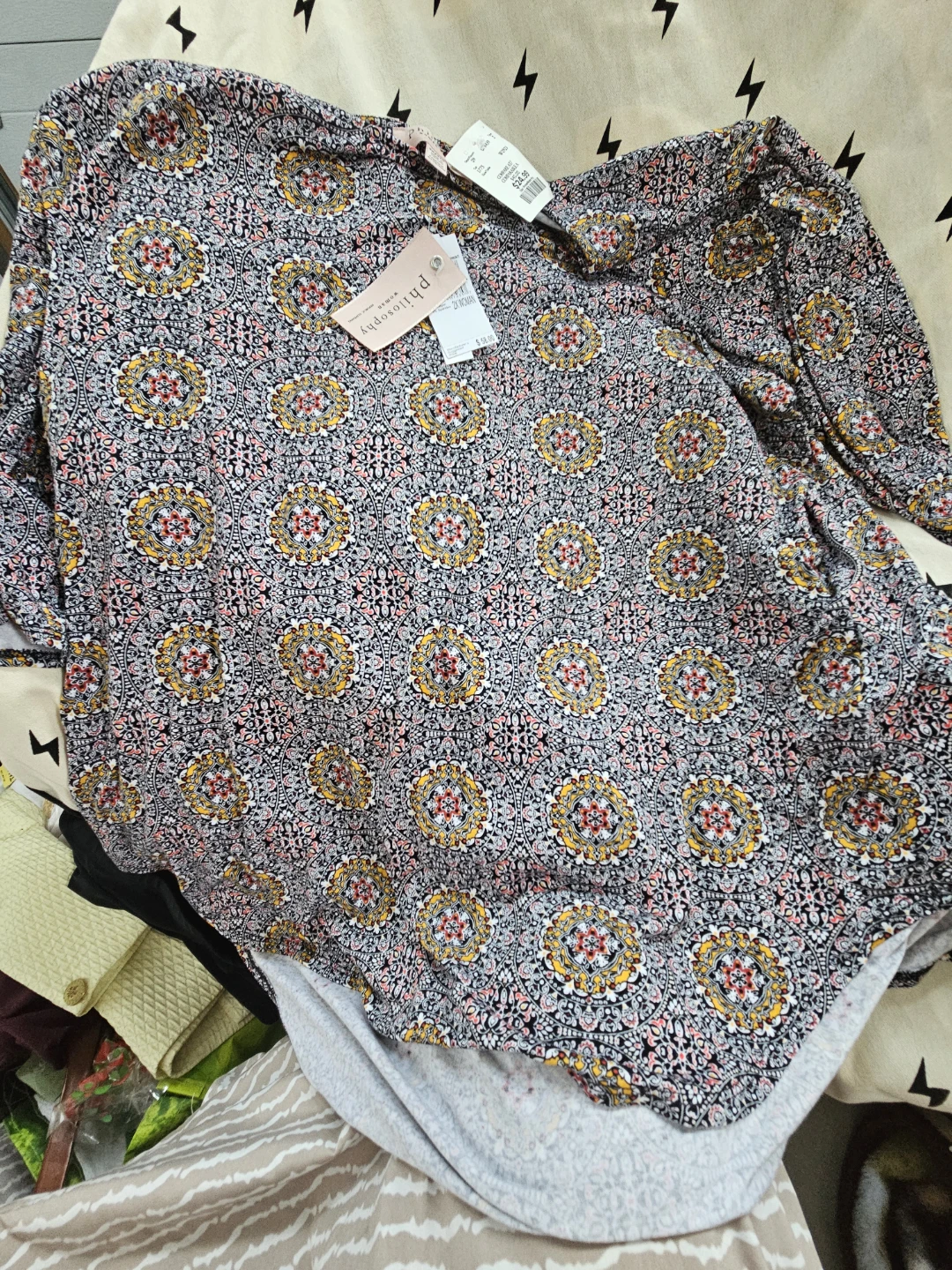 Philosophy Woman Printed Tunic Top