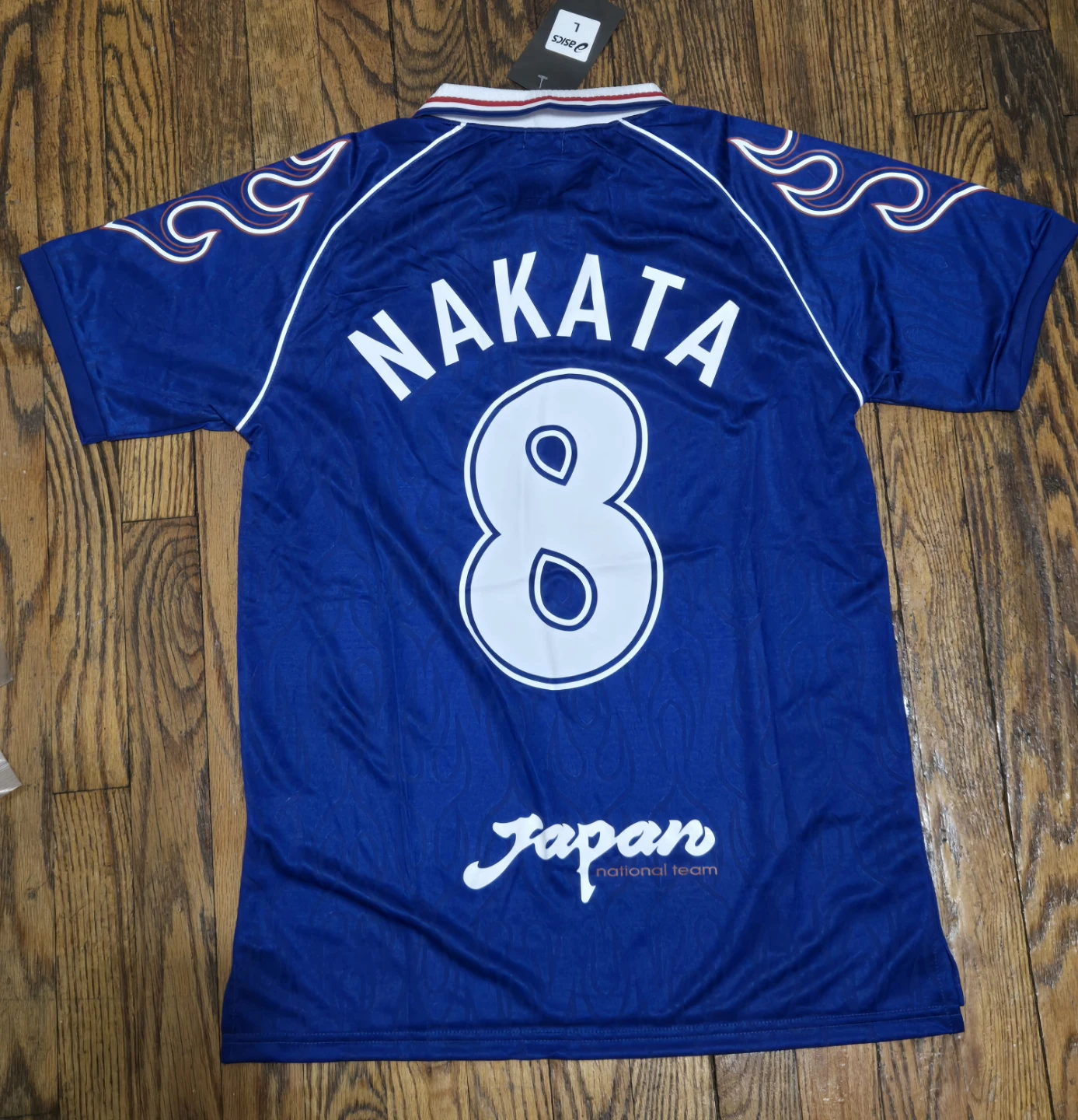 Japan National Team Nakata #8 Soccer Jersey - photo 4