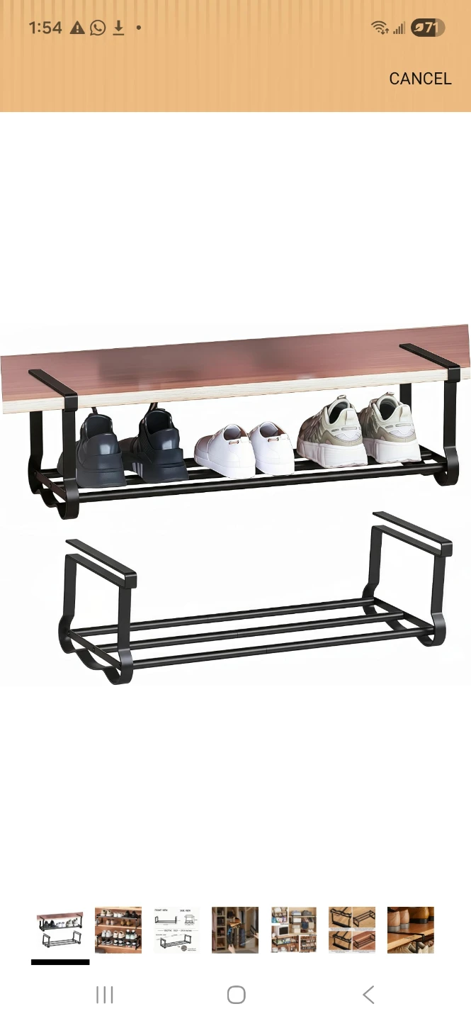 Adjustable Shoe Rack Shelf
