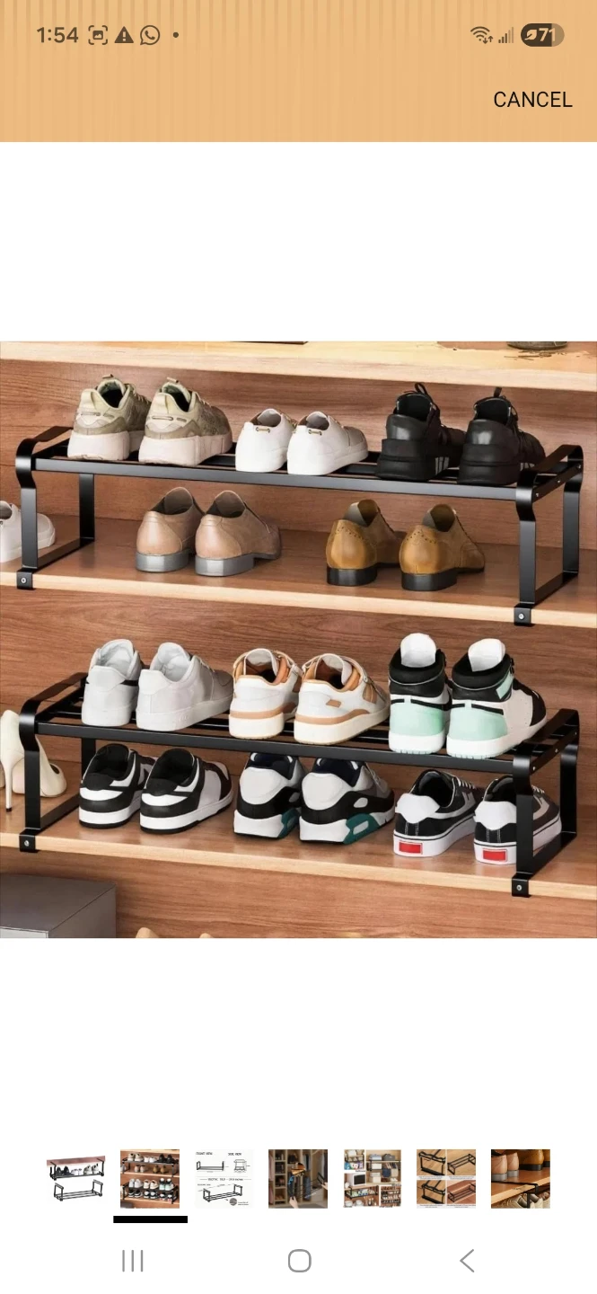 Adjustable Shoe Rack Shelf - photo 2