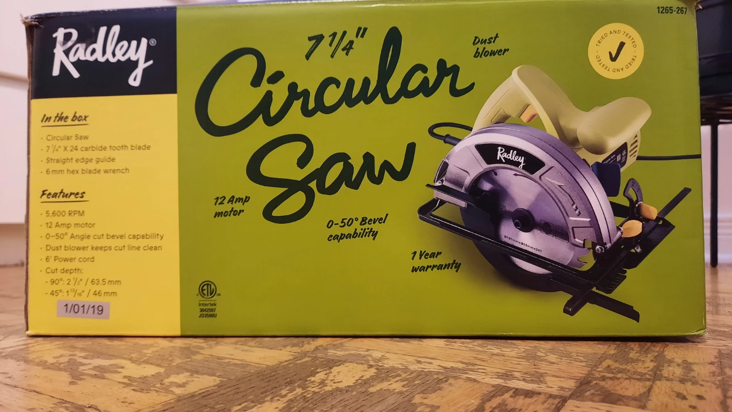 Radley 7 1/4" Circular Saw - 12 Amp Motor