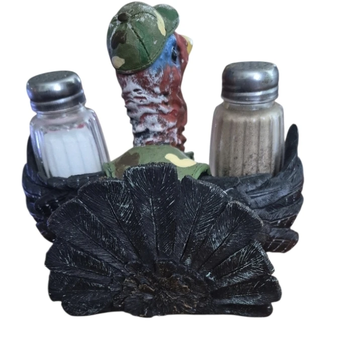 Turkey Salt and Pepper Shaker Holder - photo 2