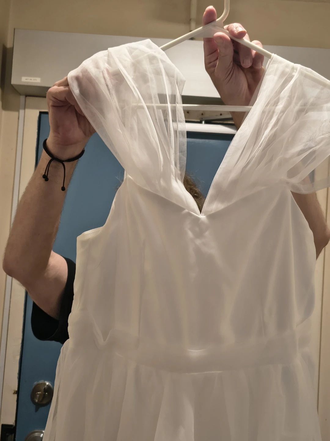 Wedding dress.  White Sheer Tulle Dress 1XL - photo 3