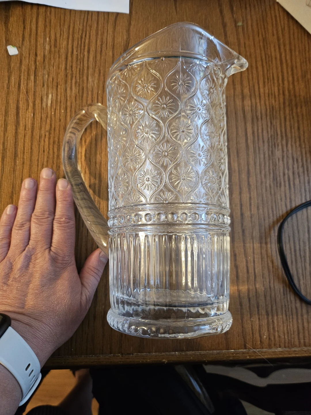 2 Glass Pitcher and 4 Glasses Set - photo 3