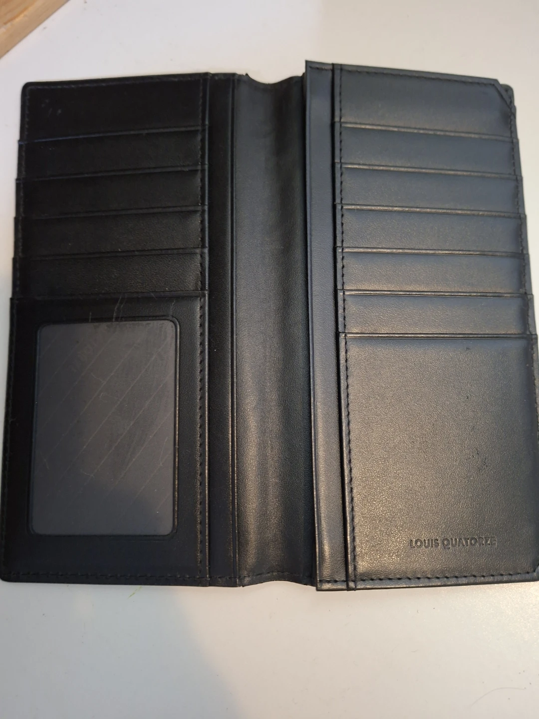 LOUIS QUATORZE Black Lizard Embossed Wallet - photo 2