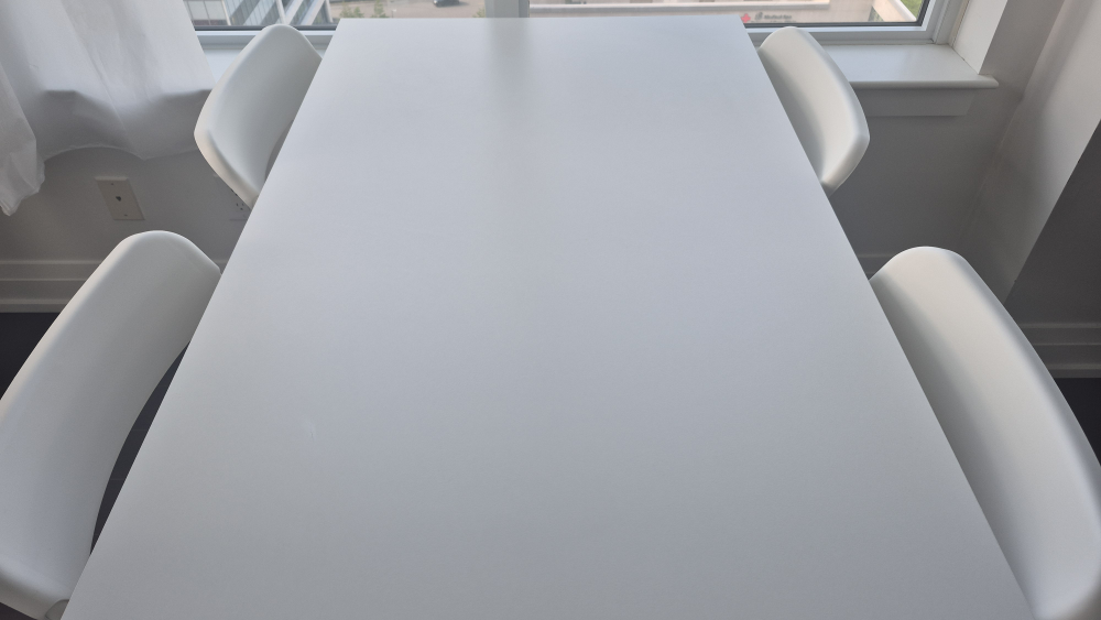 IKEA VIHALS Dining Table +Folding chair(×4)- White - photo 3