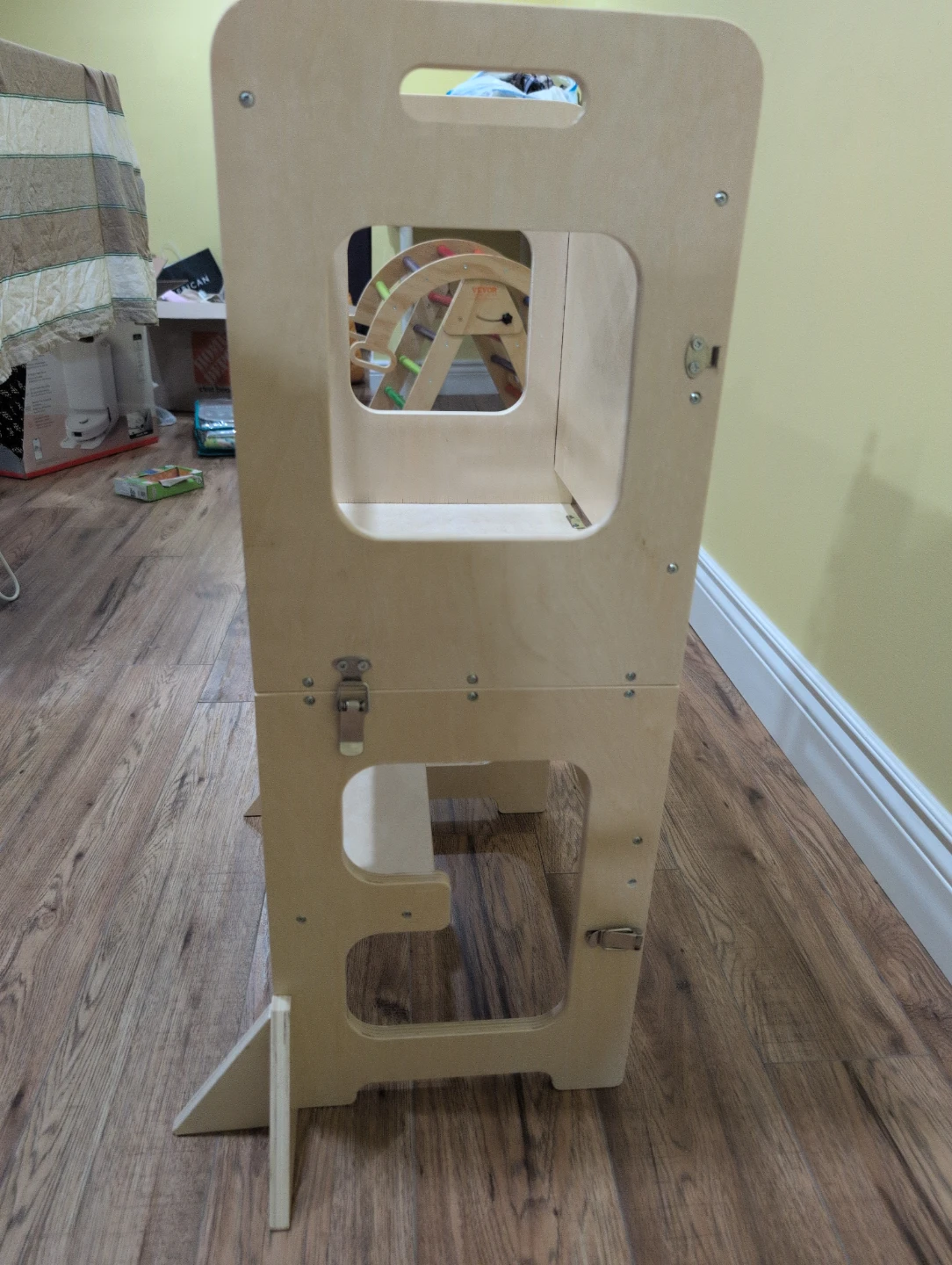Wooden Toddler Learning Tower with Blackboard - photo 3