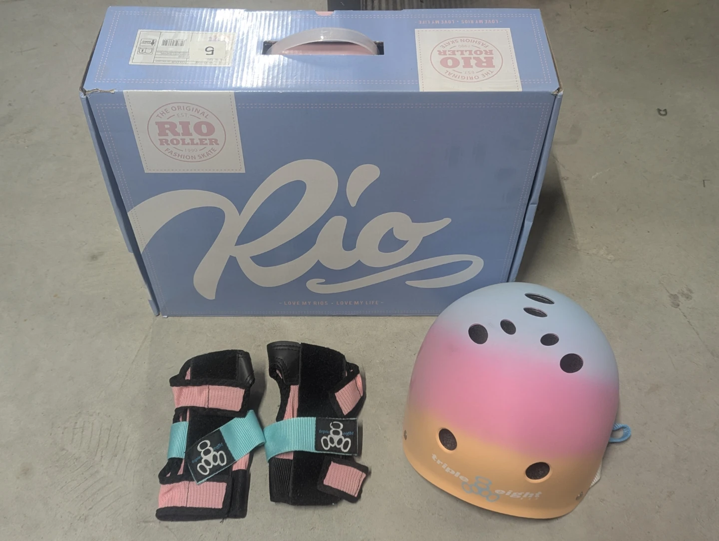 Rio Roller Quad Skates & Protection Set