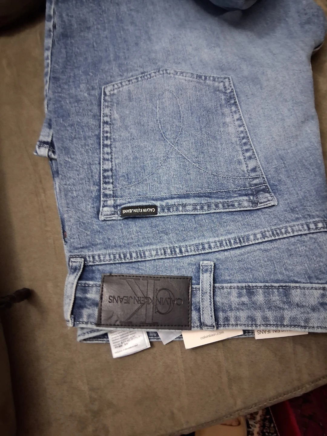 Calvin Klein Jeans Mens Slim Fit Denim Jeans - photo 2