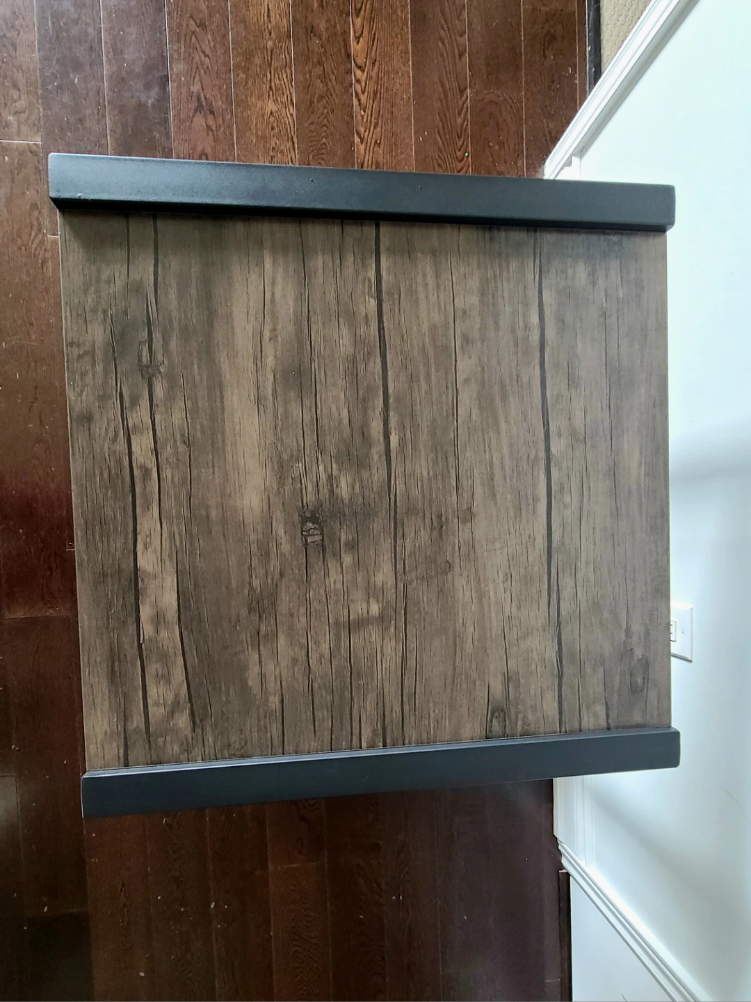 2-Tier Side Table with Wood Finish - photo 2