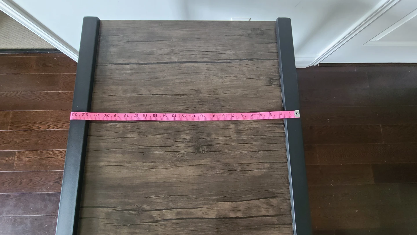 2-Tier Side Table with Wood Finish - photo 3