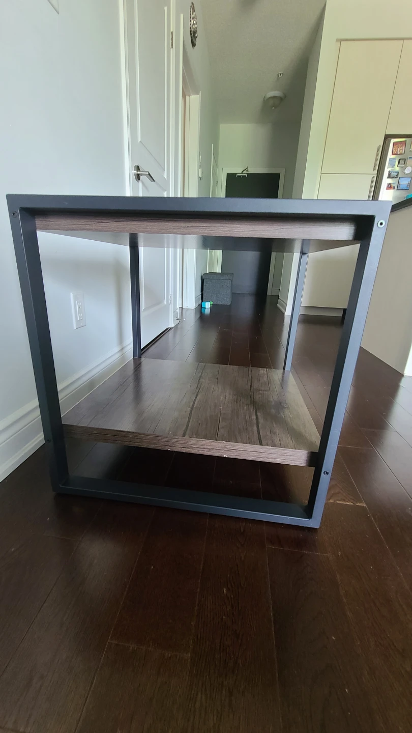 2-Tier Side Table with Wood Finish - photo 4