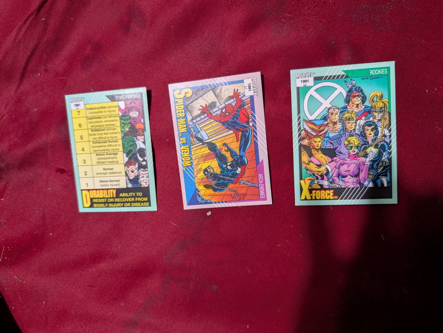 1991 Marvel Spider-Man, Gambit, Wolverine Trading Cards - photo 2