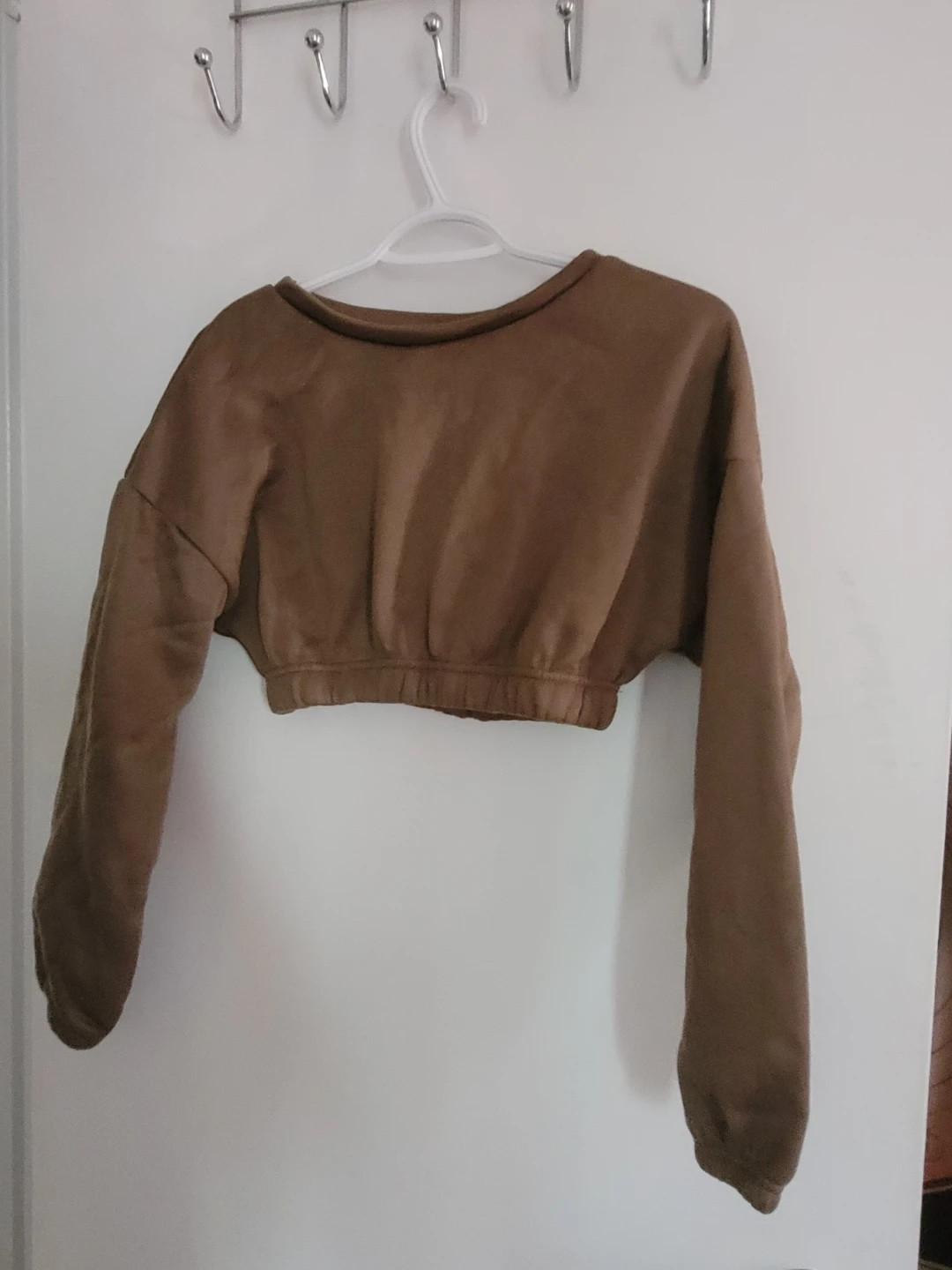 Brown Cropped Sweater
