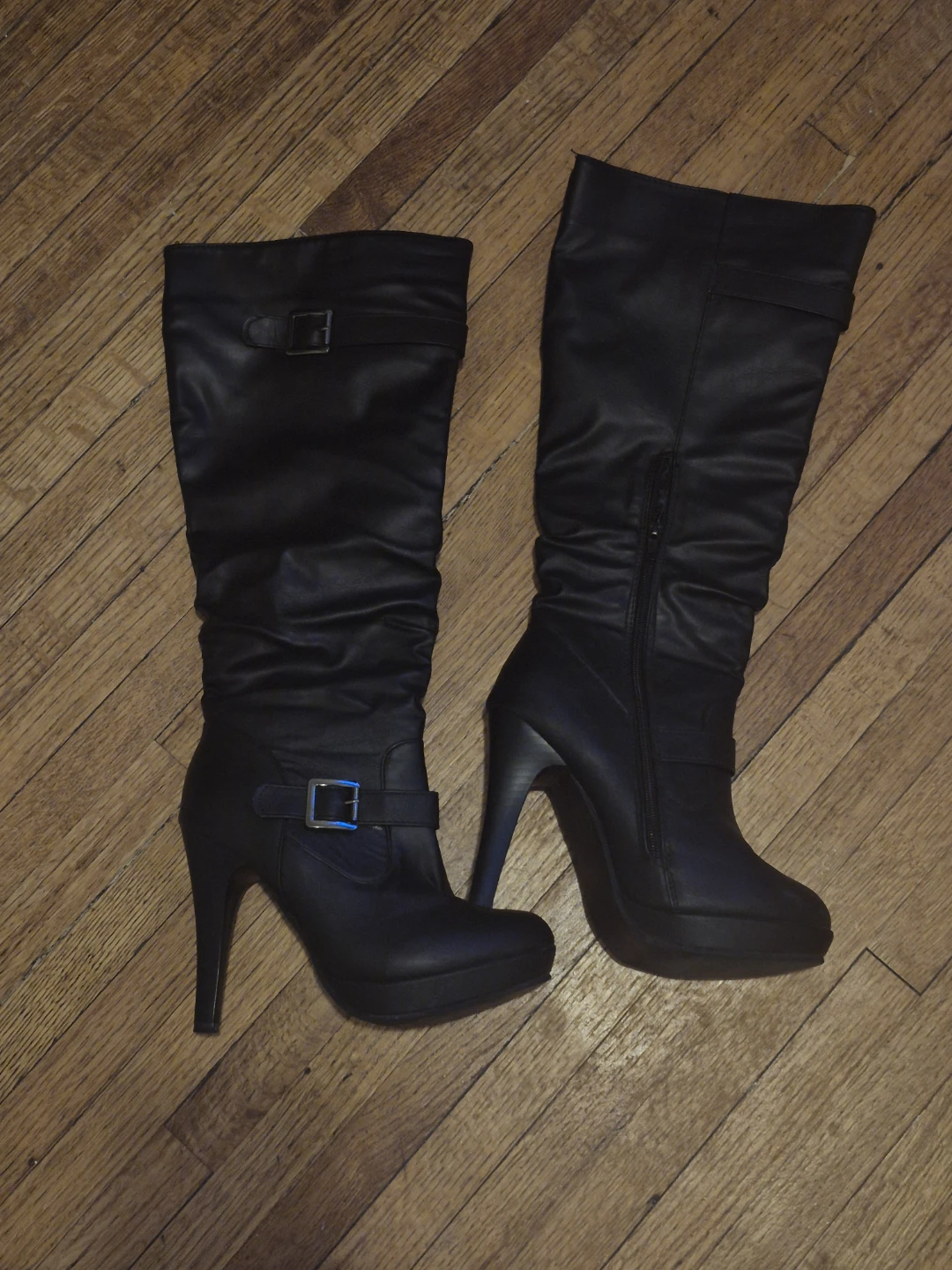 Black Heeled Boots