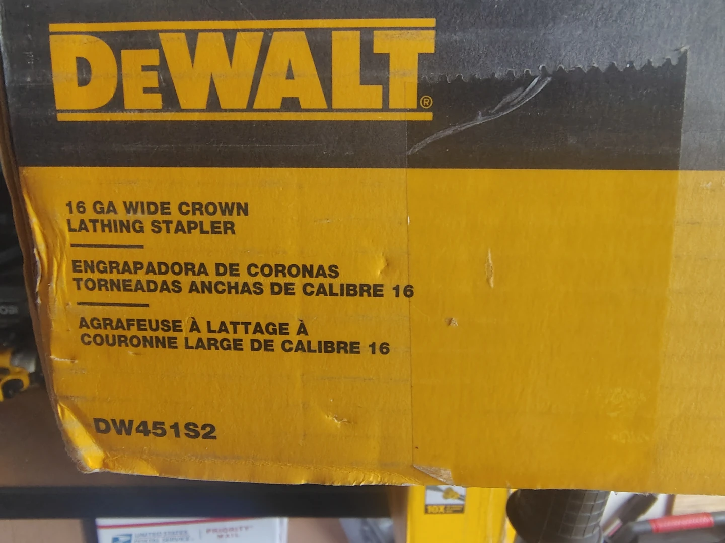 DEWALT 16 GA Wide Crown Lathing Stapler DW451S2 - photo 2