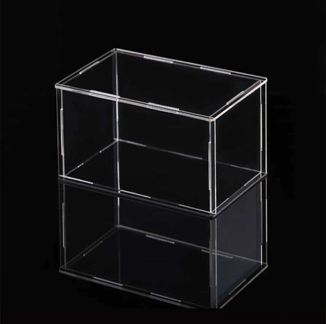 Clear Acrylic Display Case with Black Base - photo 4