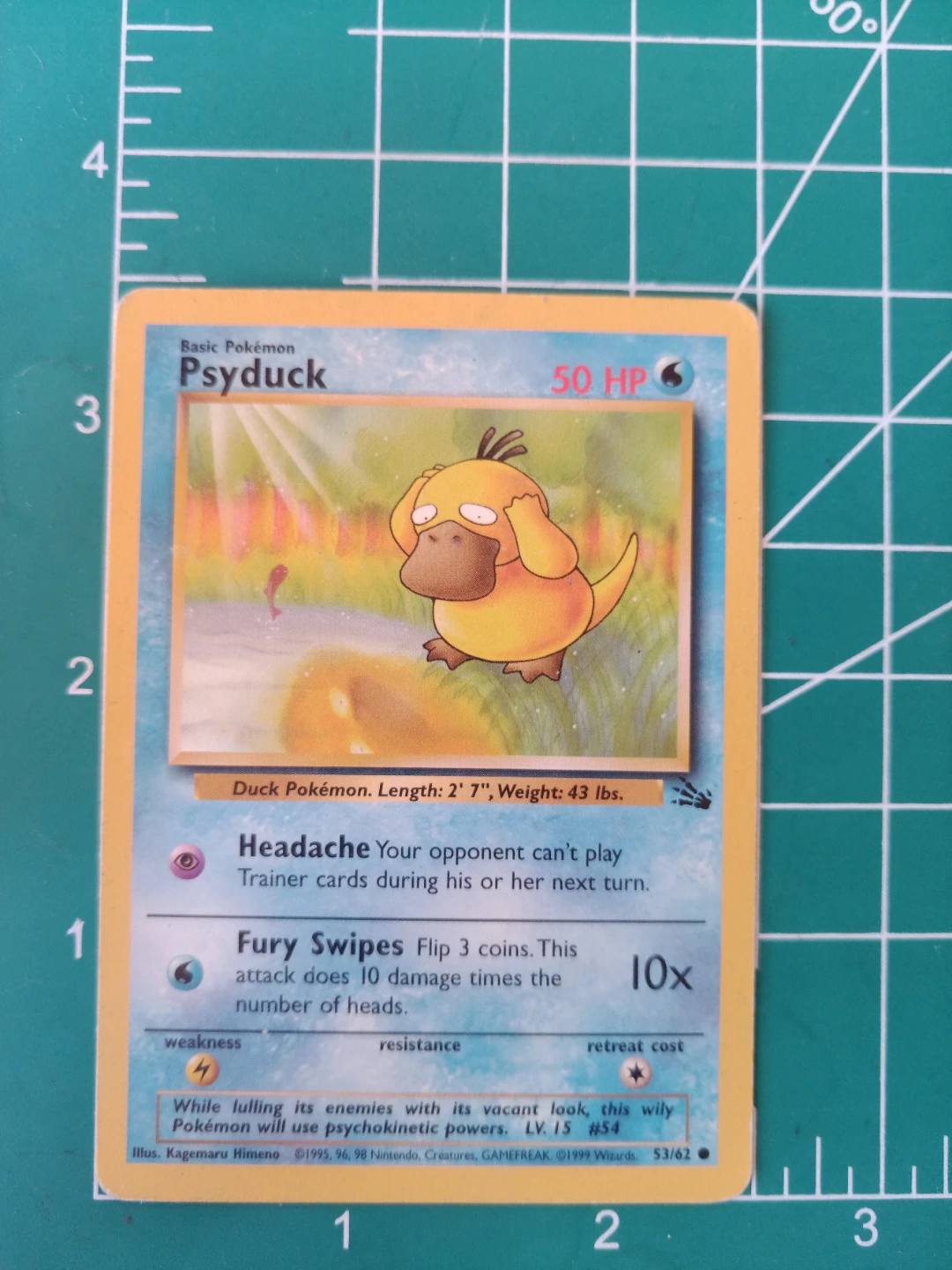 Pokemon Psyduck Trading Card