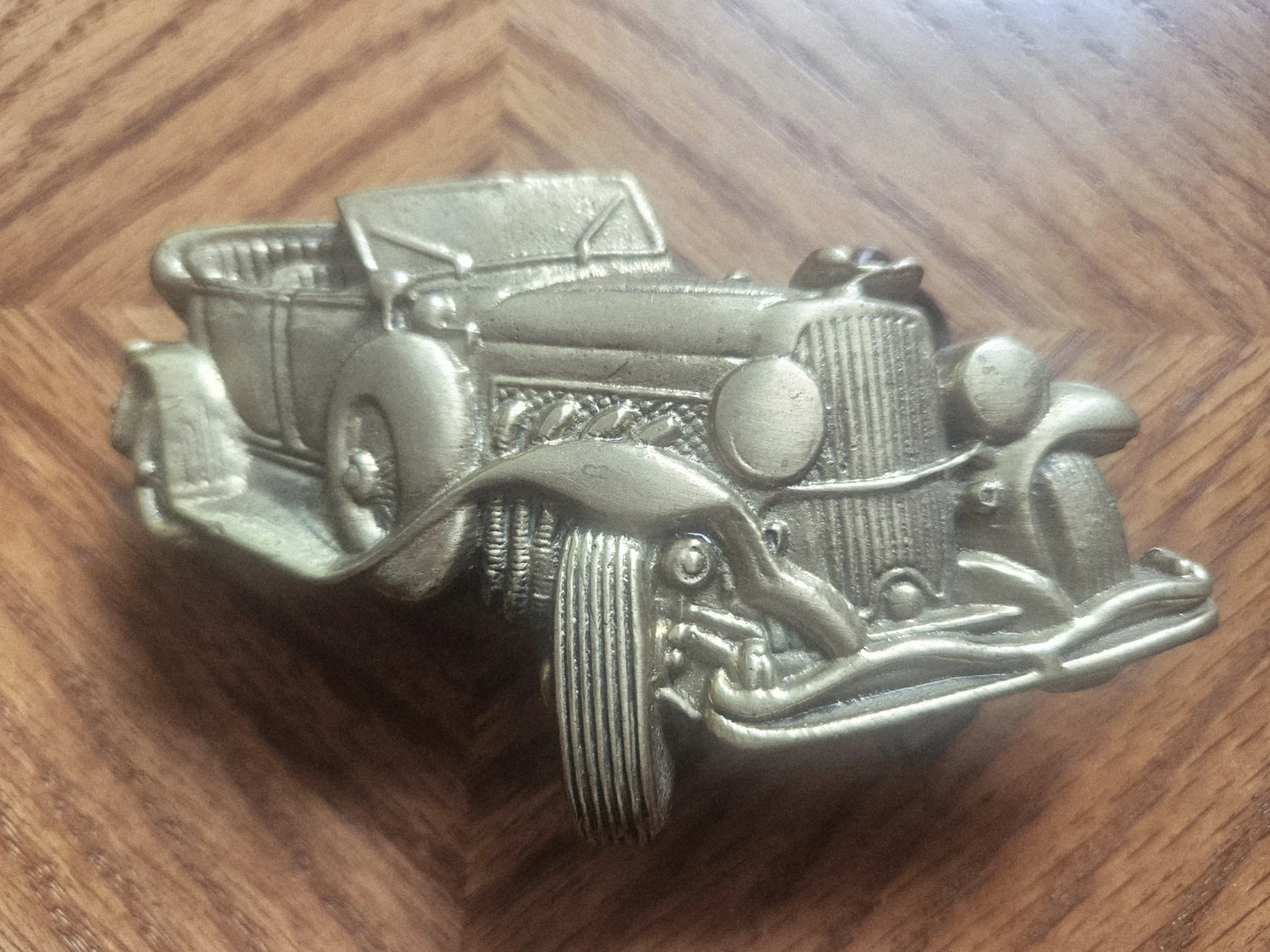 Vintage 1973 Classic Car Belt Buckle