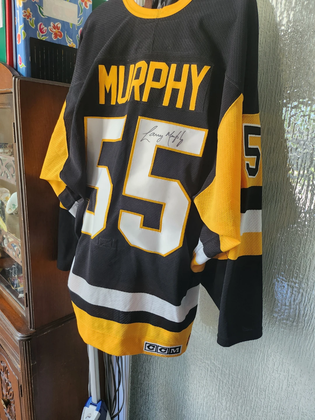 Pittsburgh Penguins Larry Murphy #55 Signed Hockey Jersey - photo 2