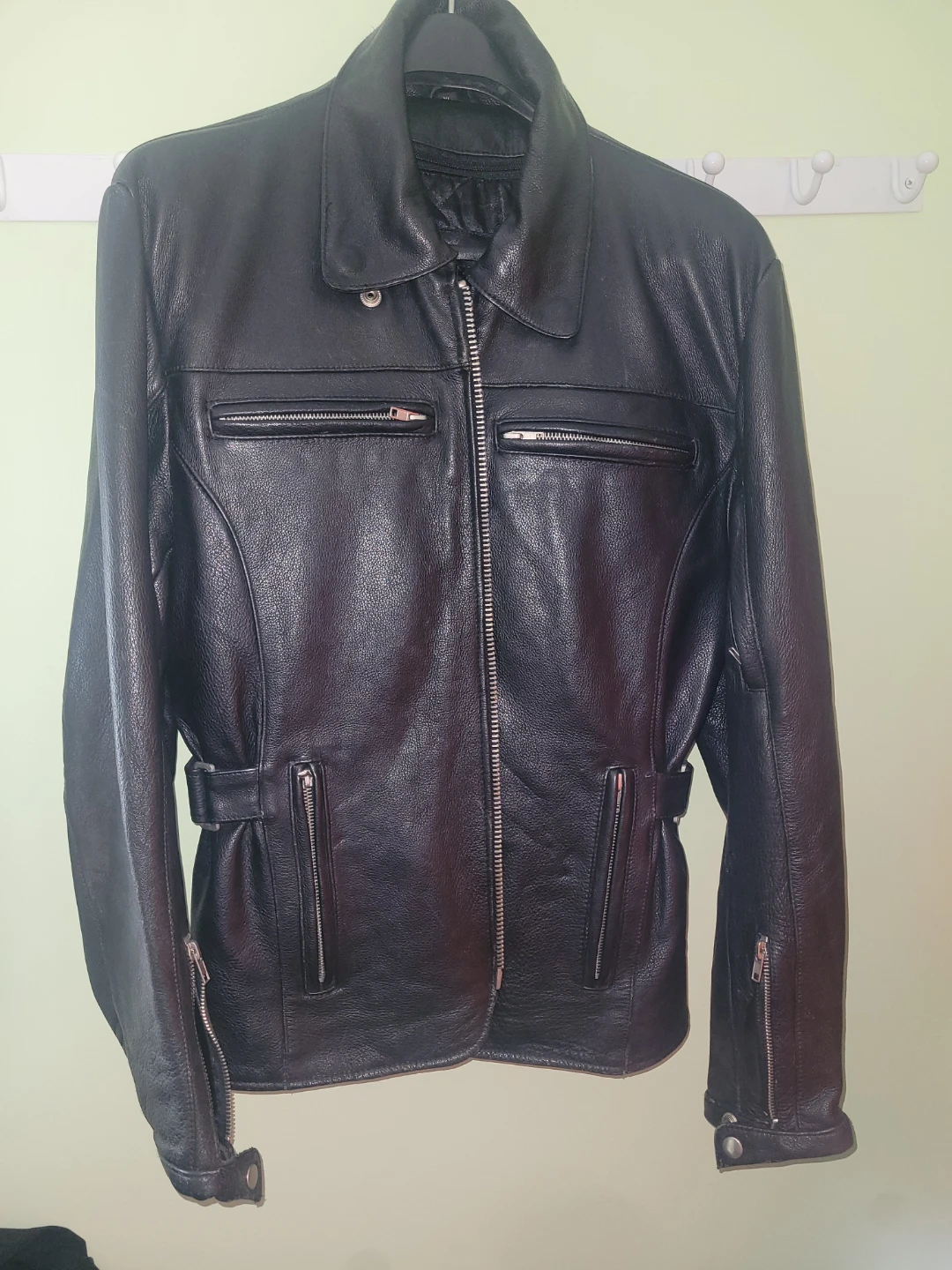 Cruiser by Safari Black Leather Jacket XL - photo 2