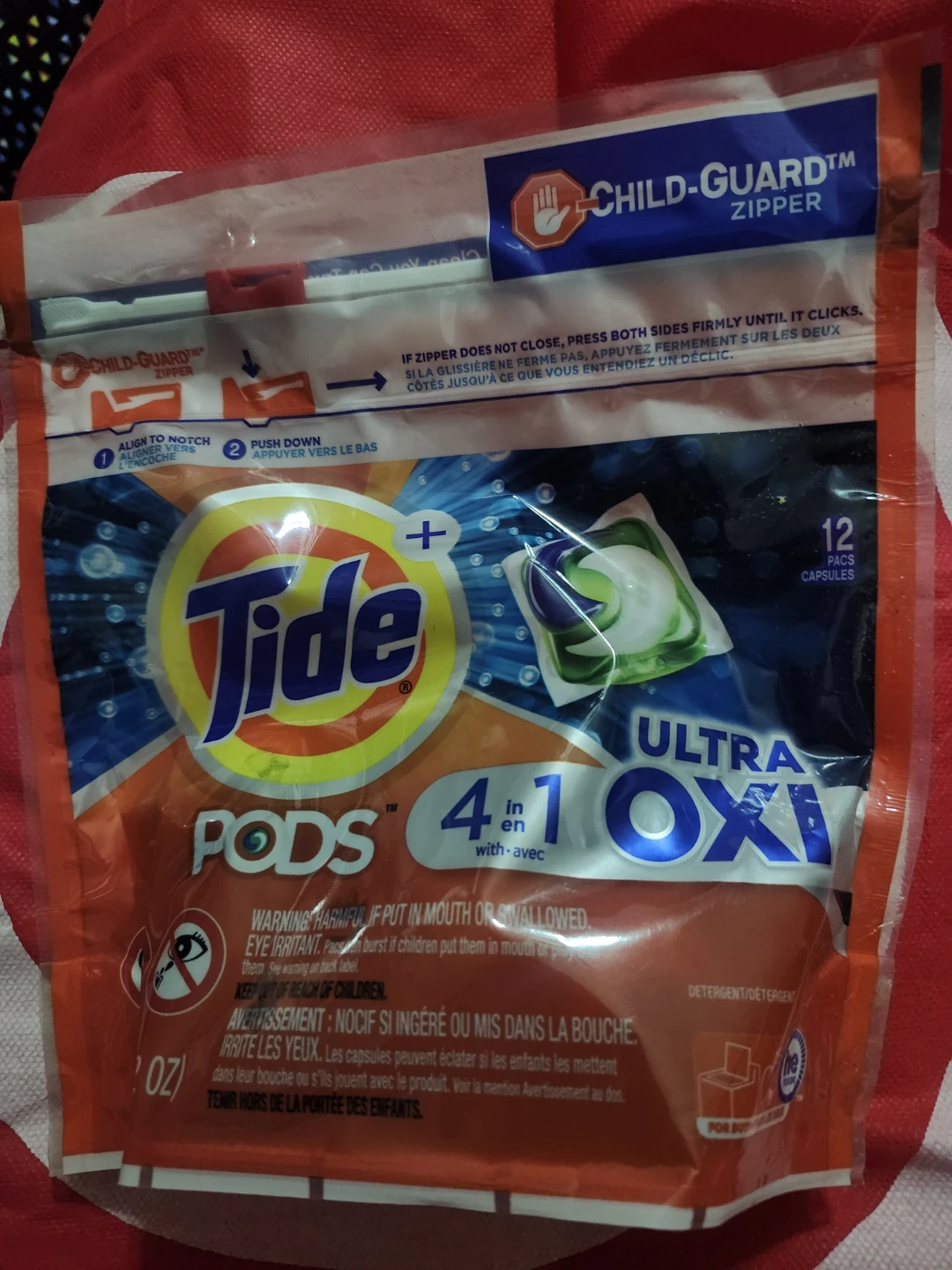 Tide Pods Ultra Oxi Laundry Detergent