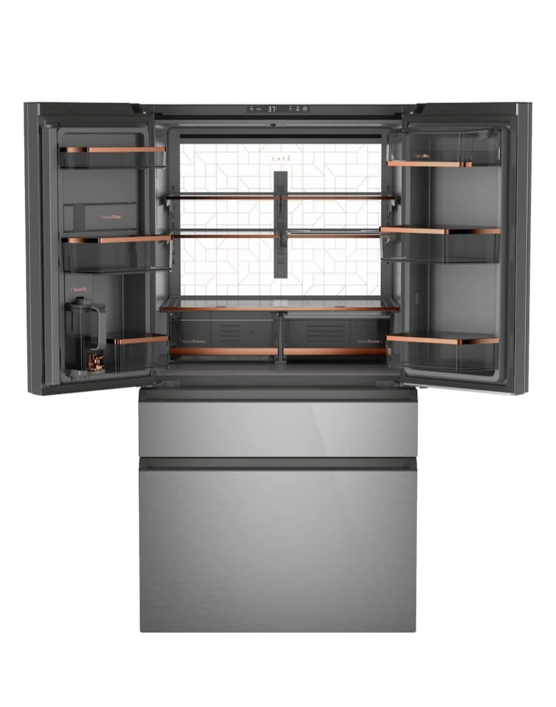 **NEW** GE Café Counter Depth 4 Door French Door Refrigerator - photo 2