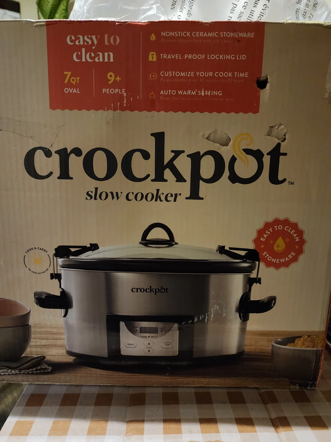 Crock-Pot 7 Qt Oval Slow Cooker