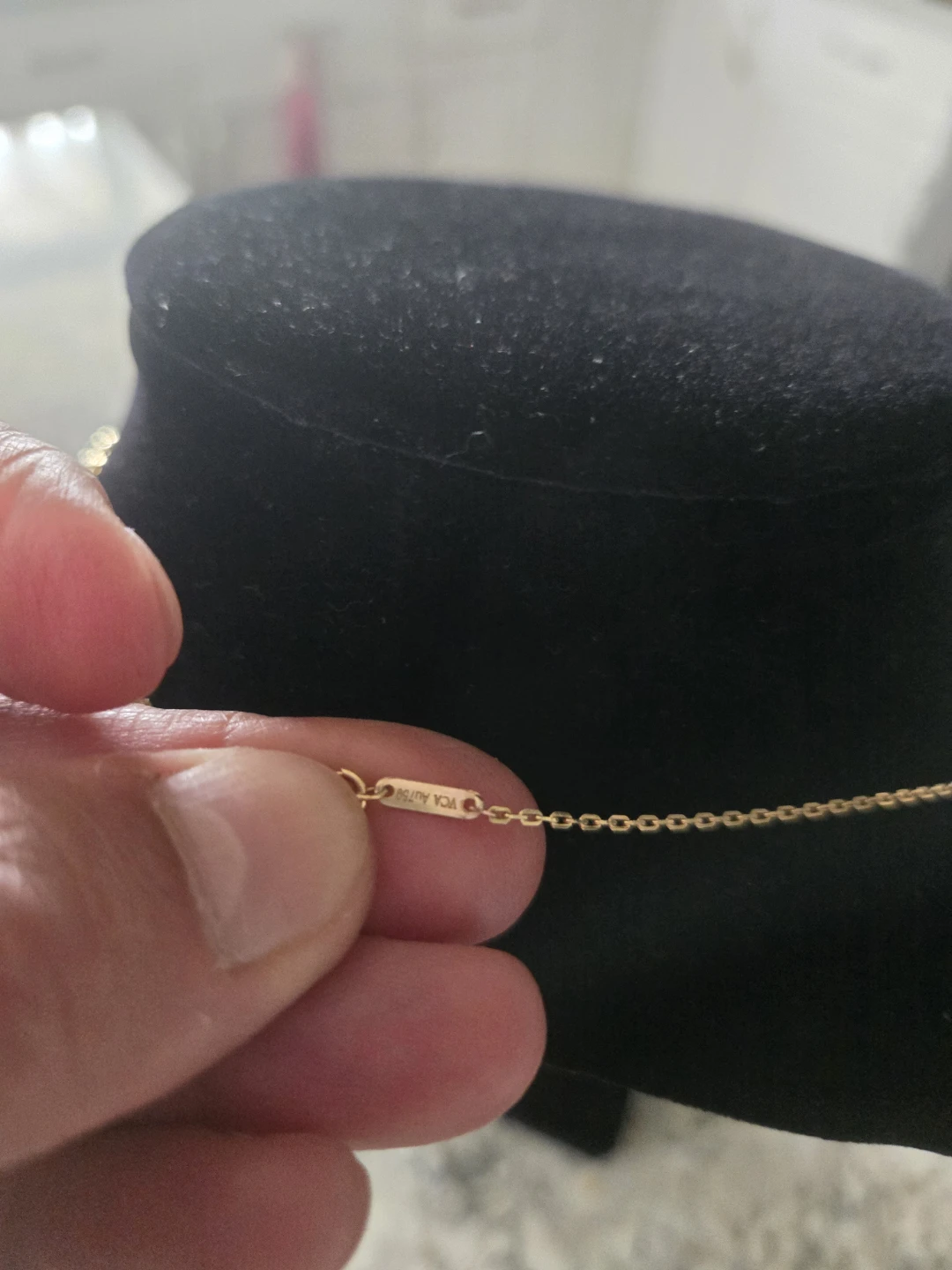 VCA Alhambra Necklace 18k gold - photo 3